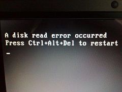 重装系统提示“A disk read error occurred”解决方法