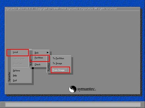 新毛桃v9.0u盘使用ghost命令安装win7系统教程