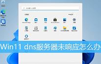 win11系统dns服务器未响应怎么解决